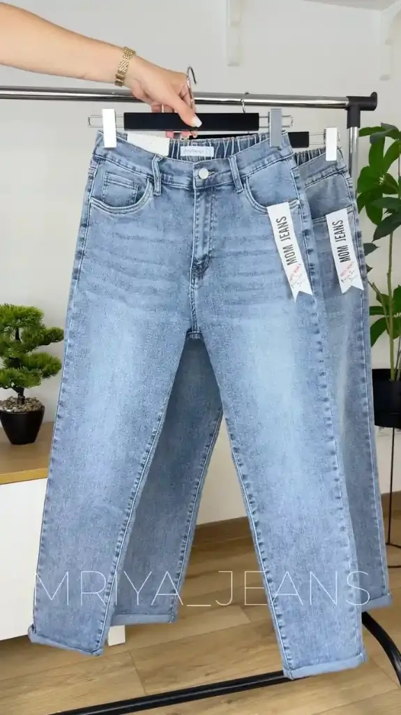 Mom Fit 2153 Light Blue