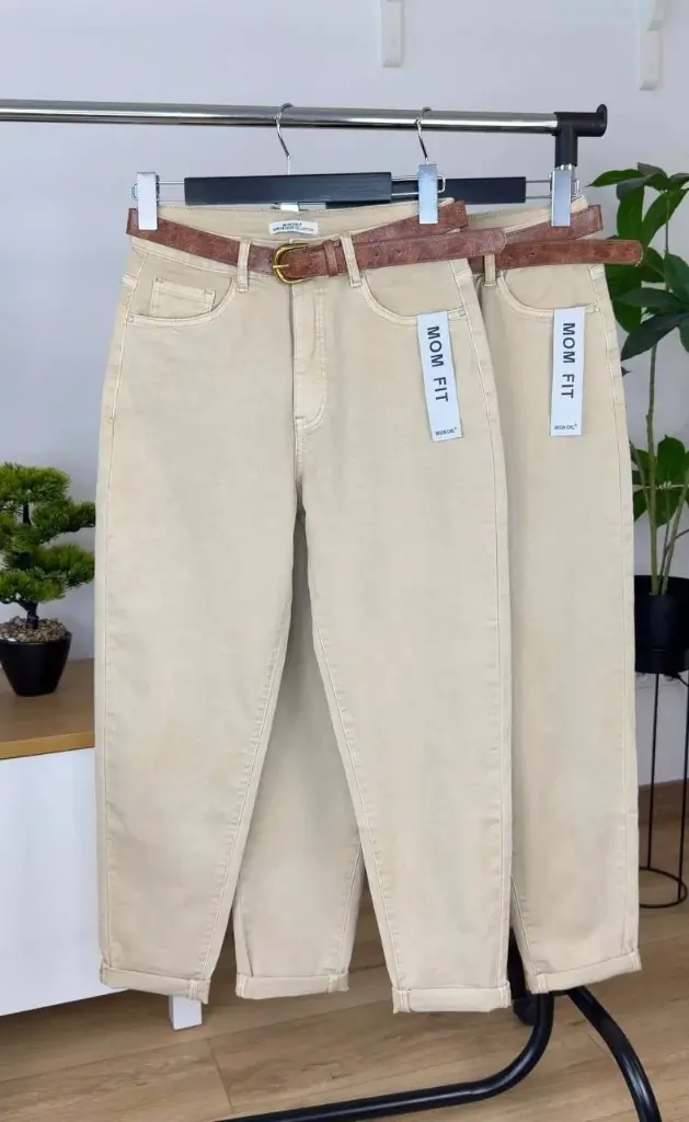 Mom Fit 679-61 Beige